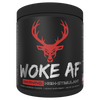 Woke AF- High Stimulant Pre-Workout- Blood Raz - 30 Servings