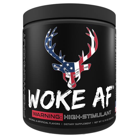 Woke AF- High Stimulant Pre-Workout- Merica' Rocket Pop- 30 Servings